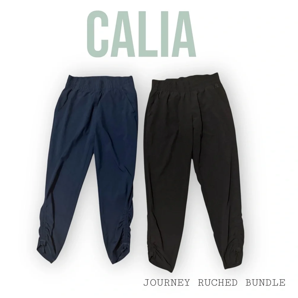 CALIA Journey Ruched Pants - 2 Pairs - Both Size Small - Picture 1 of 8